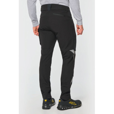 Recycled multi pocket stretch trousers